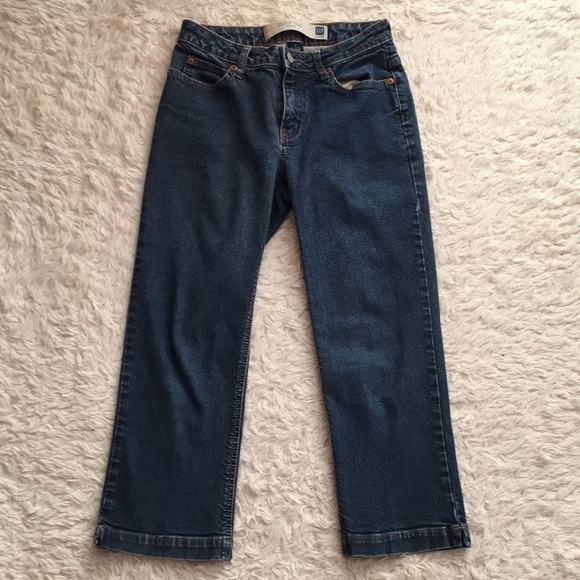 GAP Denim - Gap boot cut capri pants
